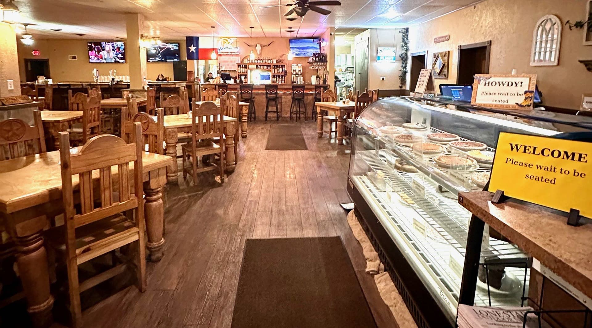 Dining room and bar at Texas Traditions Grill & Bar