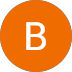Brooke's Google reviewer avatar, an orange circle with initial B